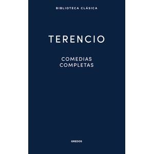 Portada del libro COMEDIAS COMPLETAS Autor TERENCIO
