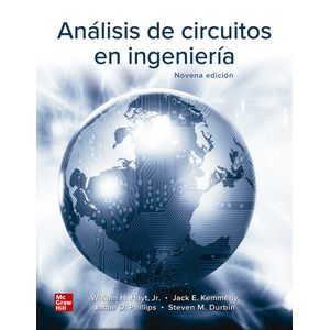 Portada del libro ANALISIS DE CIRCUITOS EN INGENIERIA Autor HAYT, WILLIAM Y OTROS