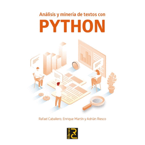 Portada del libro ANALISIS Y MINERIA DE TEXTOS CON PYTHON Autor CABALLERO, RAFAEL Y OTROS