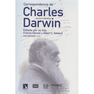 Portada del libro CORRESPONDENCIA DE CHARLES DARWIN 2 TOMOS Autor DARWIN, FRANCIS Y OTRO