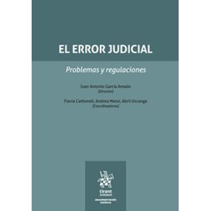 Portada del libro EL ERROR JUDICIAL Autor GARCIA AMADO, JUAN ANTONIO