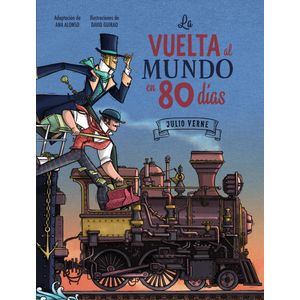 Portada del libro LA VUELTA AL MUNDO EN 80 DIAS Autor VERNE, JULES