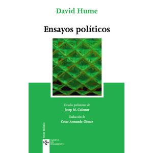 Portada del libro ENSAYOS POLITICOS Autor HUME, DAVID