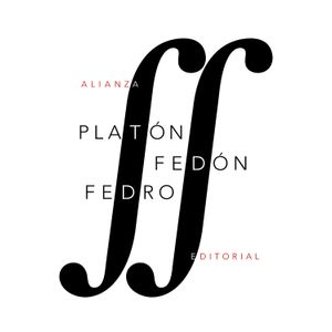 Portada del libro FEDON FEDRO Autor PLATON
