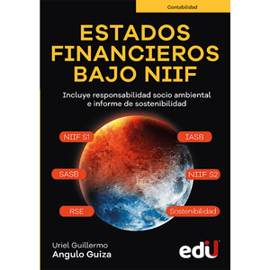 Portada del libro ESTADOS FINANCIEROS BAJO NIIF Autor ANGULO GUIZA, URIEL GUILLERMO