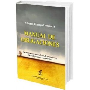 Portada del libro MANUAL DE OBLIGACIONES Autor TAMAYO LOMBANA, ALBERTO