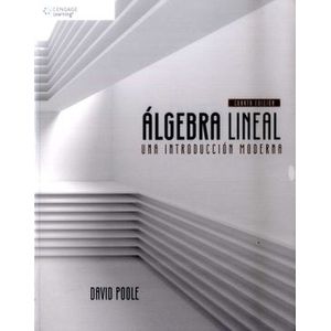Portada del libro ALGEBRA LINEAL Autor POOLE, DAVID