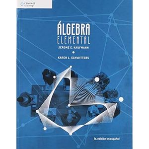 Portada del libro ALGEBRA ELEMENTAL Autor KAUFMANN, JEROME Y SCHWITTERS, KAREN
