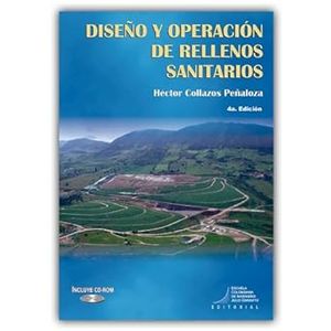 Portada del libro DISEÑO Y OPERACION DE RELLENOS SANITARIOS CON CD Autor COLLAZOS PEÑALOZA, HECTOR