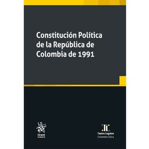 Portada del libro CONSTITUCION POLITICA DE LA REPUBLICA DE COLOMBIA DE 1991 Autor EQUIPO EDITORIAL
