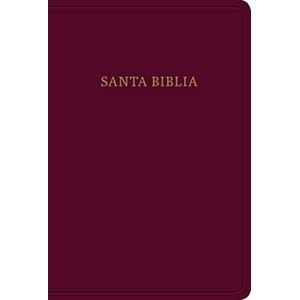 Portada del libro SANTA BIBLIA LETRA GRANDE TAMANO MANUAL BORGOÑA RVR 1960 Autor EQUIPO EDITORIAL