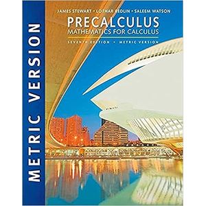 Portada del libro PRECALCULUS MATHEMATICS FOR CALCULUS Autor STEWART, JAMES Y OTROS