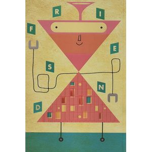 Portada del libro LIBRETA FLEXIS ROBOTS AMIGOS MINI EN BLANCO Autor EQUIPO EDITORIAL