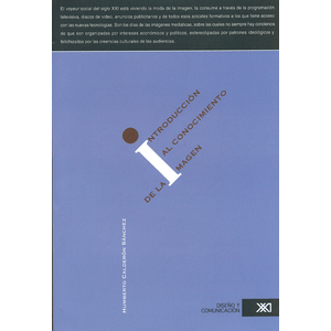 Portada del libro INTRODUCCION AL CONOCIMIENTO DE LA IMAGEN Autor CALDERON SANCHEZ, HUMBERTO