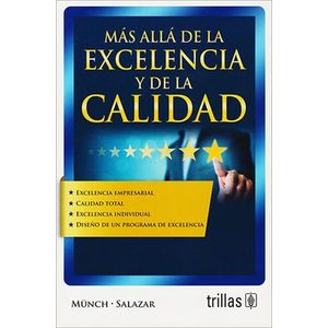 Portada del libro MAS ALLA DE LA EXCELENCIA Y DE LA CALIDAD Autor MUNCH, LOURDES