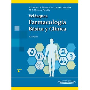 Portada del libro VELAZQUEZ FARMACOLOGIA BASICA Y CLINICA Autor FERNANDEZ, PEDRO LORENZO