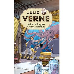 Portada del libro VEINTE MIL LEGUAS DE VIAJE SUBMARINO Autor VERNE, JULIO