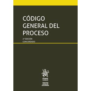 Portada del libro CODICO GENERAL DEL PROCESO Autor GRUPO EDITORIAL