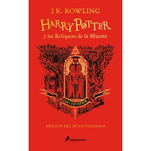 Portada del libro HARRY POTTER Y LAS RELIQUIAS DE LA MUERTE GRYFFINDOR Autor ROWLING, J K