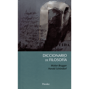 Portada del libro DICCIONARIO DE FILOSOFIA Autor BRUGGER, WALTER