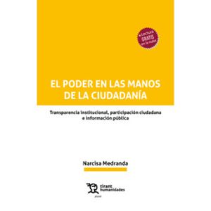 Portada del libro EL PODER DE LAS MANOS DE LA CIUDADANIA Autor MEDRANDA, NARCISA