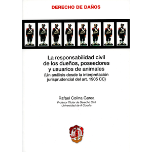 Portada del libro RESPONSABILIDAD CIVIL DE LOS DUEÑOS POSEEDORES Y USUARIOS DE ANIMALES Autor COLINA GAREA, RAFAEL