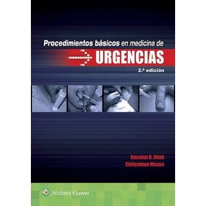 Portada del libro PROCEDIMIENTOS BASICOS EN MEDICINA DE URGENCIAS Autor SHAH, KAUSSHAL Y OTRO