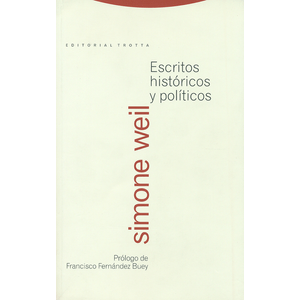 Portada del libro ESCRITOS HISTORICOS Y POLITICOS Autor WEIL, SIMONE