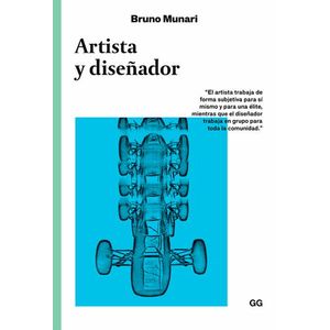 Portada del libro ARTISTA Y DISEÑADOR Autor MUNARI, BRUNO