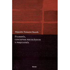 Portada del libro FILOSOFIA CONCEPTOS PSICOLOGICOS Y PSIQUIATRIA Autor TOMASINI BASSOLS, ALEJANDRO