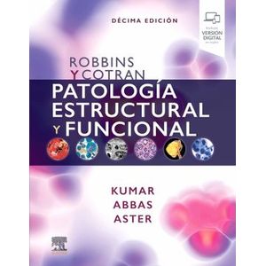 Portada del libro ROBBINS Y COTRAN PATOLOGIA ESTRUCTURAL Y FUNCIONAL Autor KUMAR, VINAY Y OTROS
