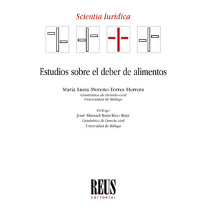 Portada del libro ESTUDIOS SOBRE EL DEBER DE ALIMENTOS Autor MORENO TORRES HERRERA, MARIA LUISA
