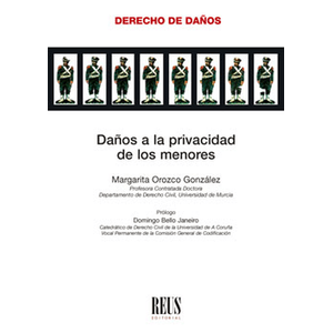 Portada del libro DAÑOS A LA PRIVACIDAD DE LOS MENORES Autor OROZCO GONZALEZ, MARGARITA
