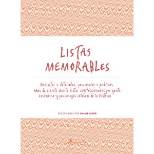 Portada del libro LISTAS MEMORABLES Autor USHER, SHAUN