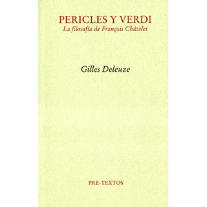 Portada del libro PERICLES Y VERDI Autor DELEUZE, GILLES