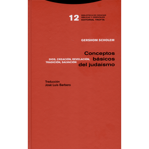 Portada del libro CONCEPTOS BASICOS DEL JUDAISMO Autor SCHOLEM, GERSHOM