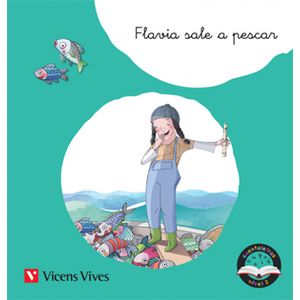 Portada del libro FLAVIA SALE A PESCAR LETRA CURSIVA Autor MORENO ROIG, D Y RODRIGUEZ JORDANA MARIA C