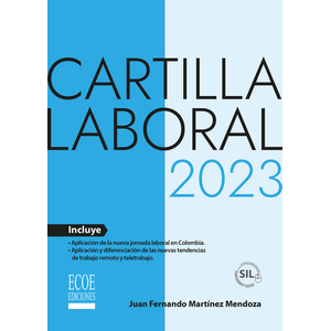 Portada del libro CARTILLA LABORAL 2023 Autor MARTINEZ MENDOZA, JUAN FERNANDO