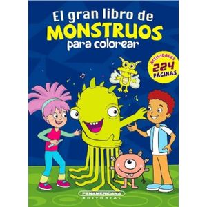 EL GRAN LIBRO DE MONSTRUOS PARA COLOREAR