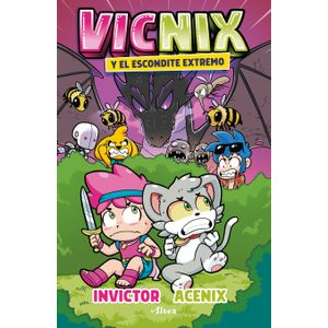 Portada del libro VICNIX Y EL ESCONDITE EXTREMO Autor INVICTOR Y ACENIX