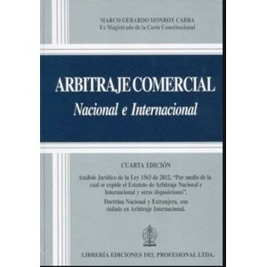 Portada del libro ARBITRAJE COMERCIAL Autor MONROY CABRA, MARCO GERARDO