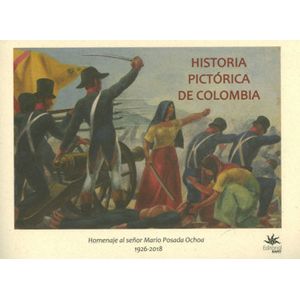 HISTORIA PICTORICA DE COLOMBIA CON 5 SOBRES