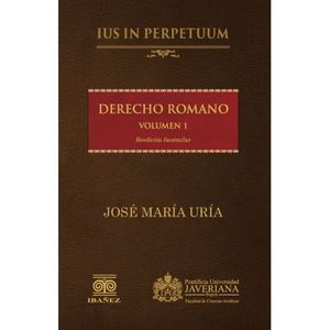 Portada del libro DERECHO ROMANO 2 TOMOS Autor URIA, JOSE MARIA