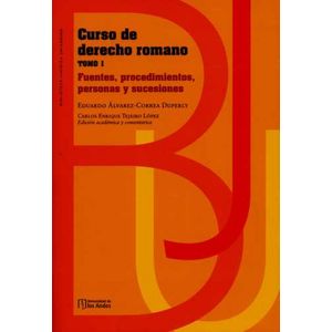 Portada del libro CURSO DE DERECHO ROMANO TOMO1 Autor ALVAREZ CORREA, EDUARDO