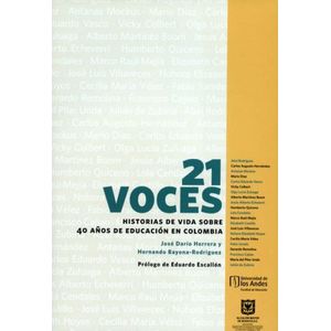 Portada del libro 21 VOCES Autor HERRERA, JOSE DARIO Y BAYONA RODRIGUEZ, HERNANDO