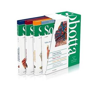 Portada del libro ATLAS DE ANATOMIA HUMANA 3 VOLUMENES Autor SOBOTTA
