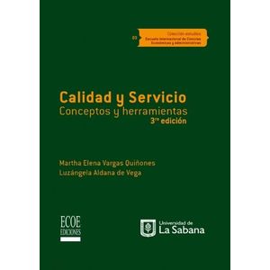 Portada del libro CALIDAD Y SERVICIO Autor VARGAS QUIÑOMES, MARTHA ELENA