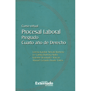 Portada del libro CURSO VIRTUAL PROCESAL LABORAL Autor AREVALO ROMERO, LORENA KAROLAY Y OTROS