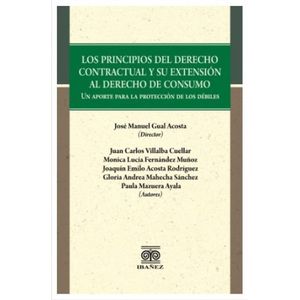 Portada del libro PRINCIPIOS DE DERECHO CONTRACTUAL Y SU EXTENSION AL DERECHO DE CONSUMO Autor GUAL ACOSTA, JOSE MANUEL EDITOR Y OTROS