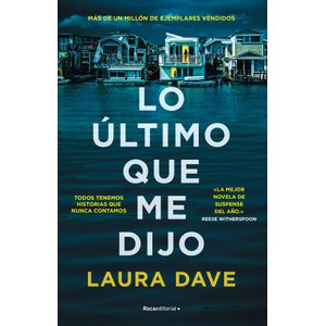 Portada del libro LO ULTIMO QUE ME DIJO Autor DAVE, LAURA